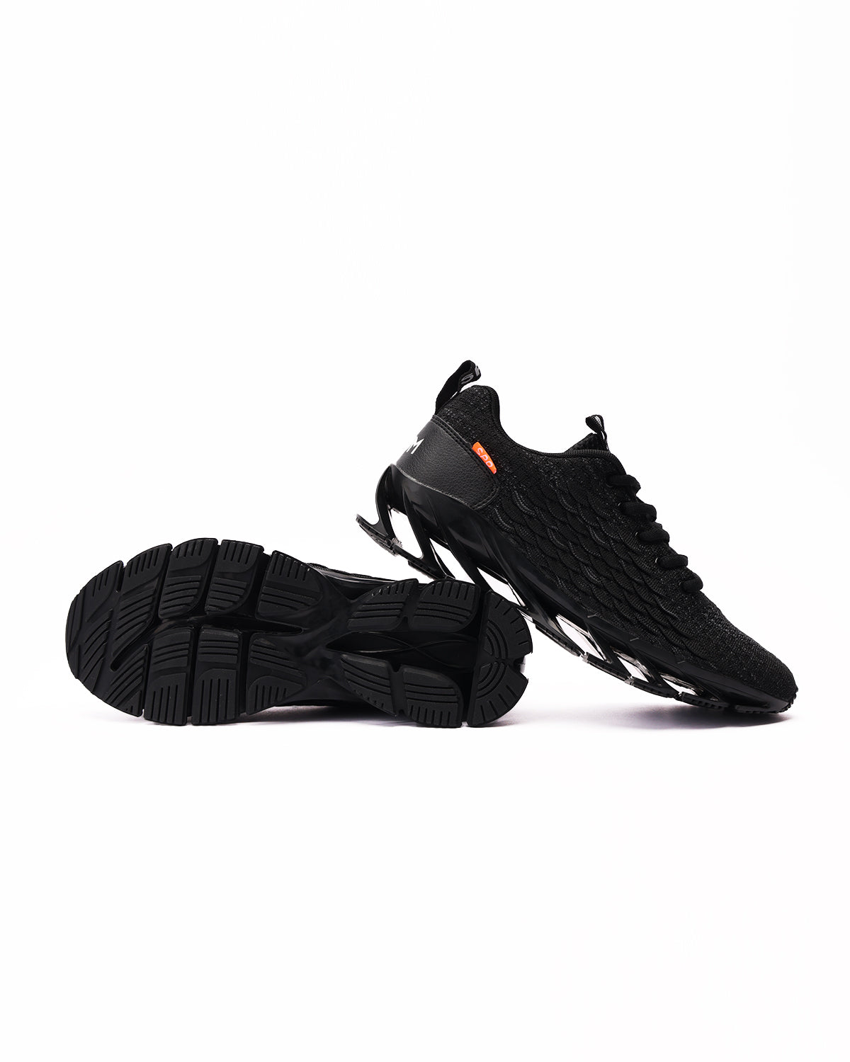 Velocity Vortex Black Running Shoes-Atum -53927563