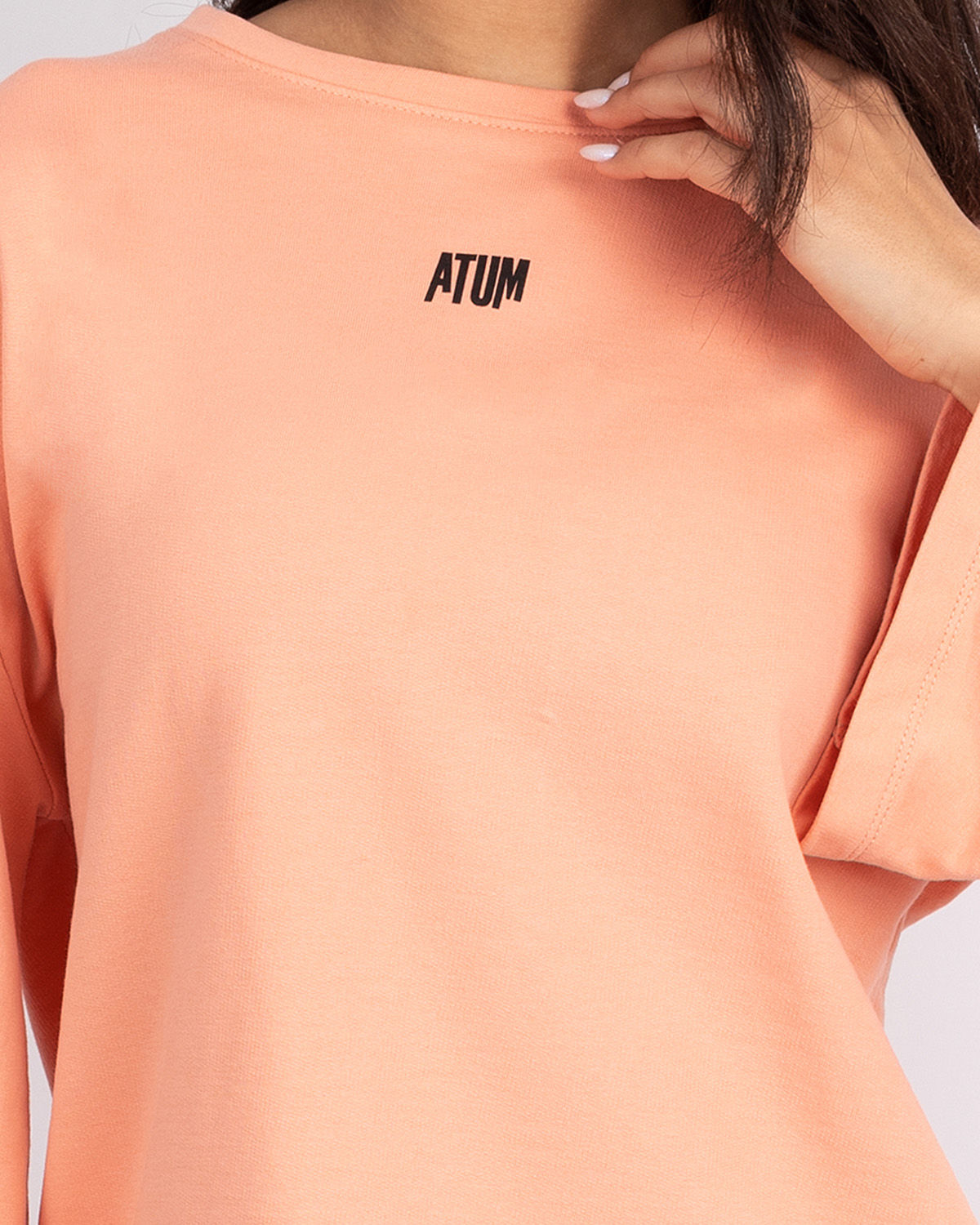 Elegance Oversize Coral T-Shirt-Atum -80901189