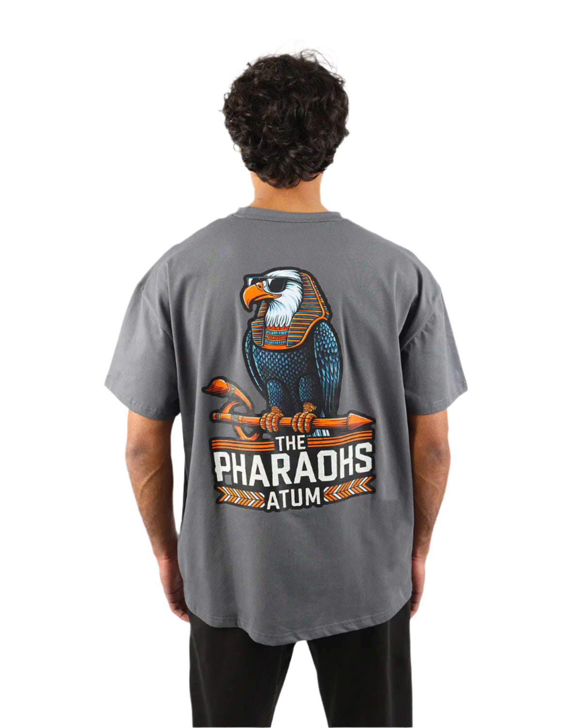 Pharaohs Legacy Dark Gray T-Shirt-Atum -10228535