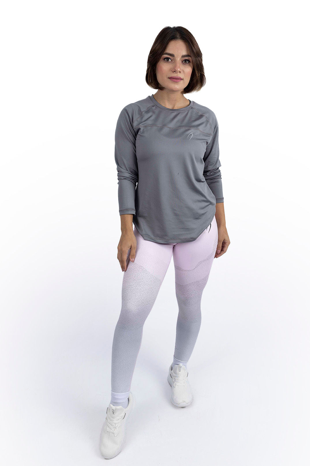 Women's Limitless Pink Leggings-Atum -99417926