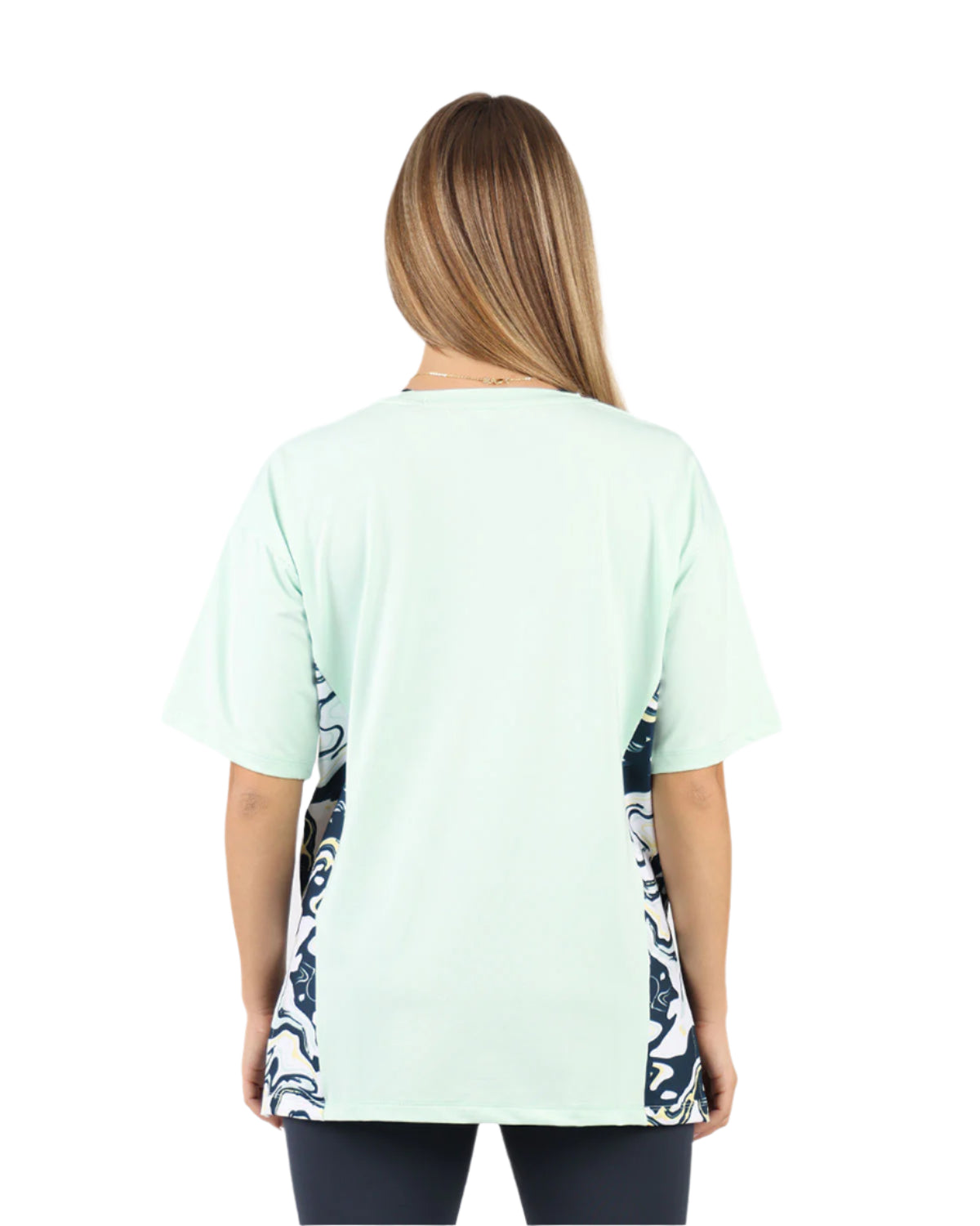 Women's Oversized Mint T-Shirt-Atum -43087082