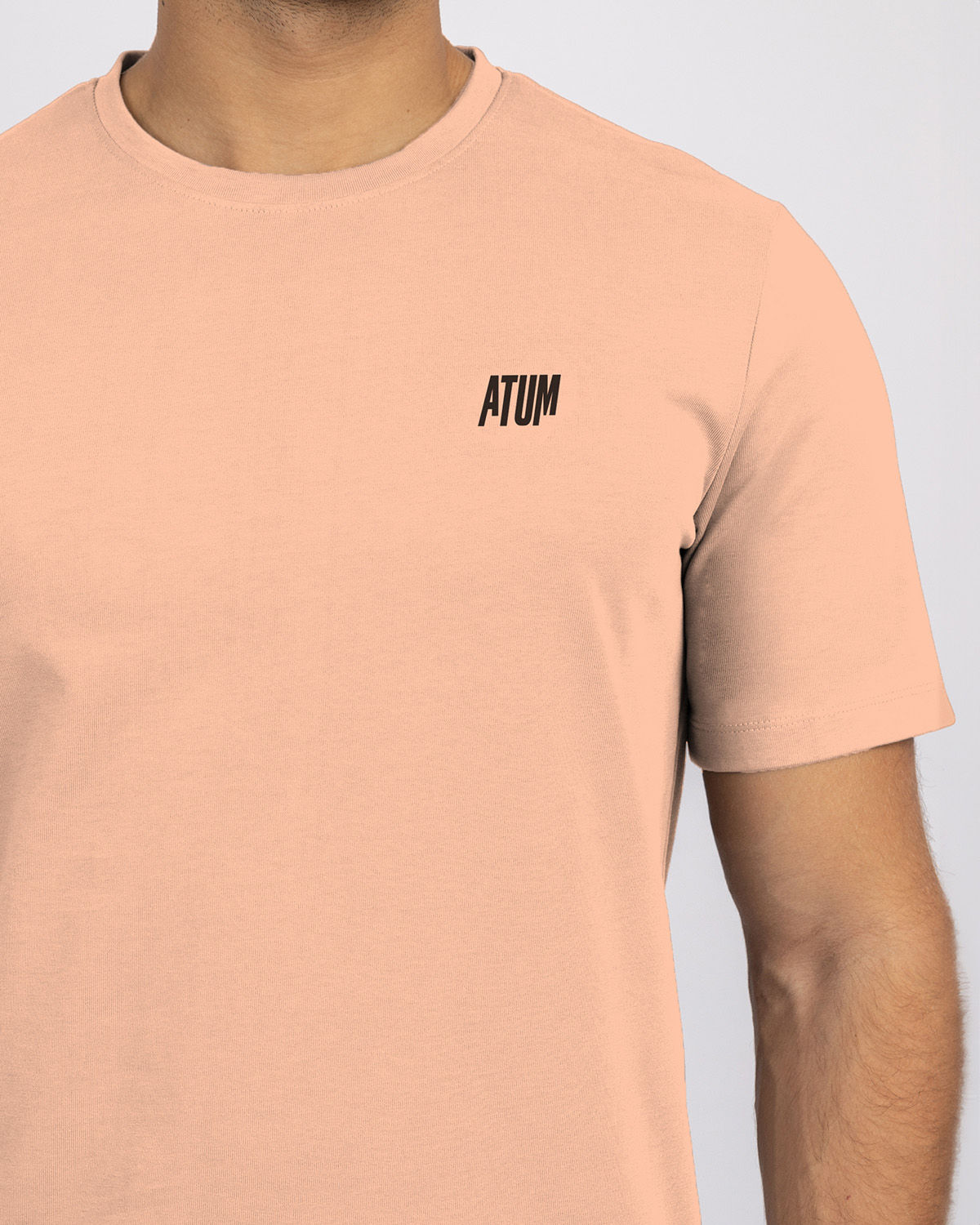 Basic Cotton Coral T-Shirt-Atum -50815538