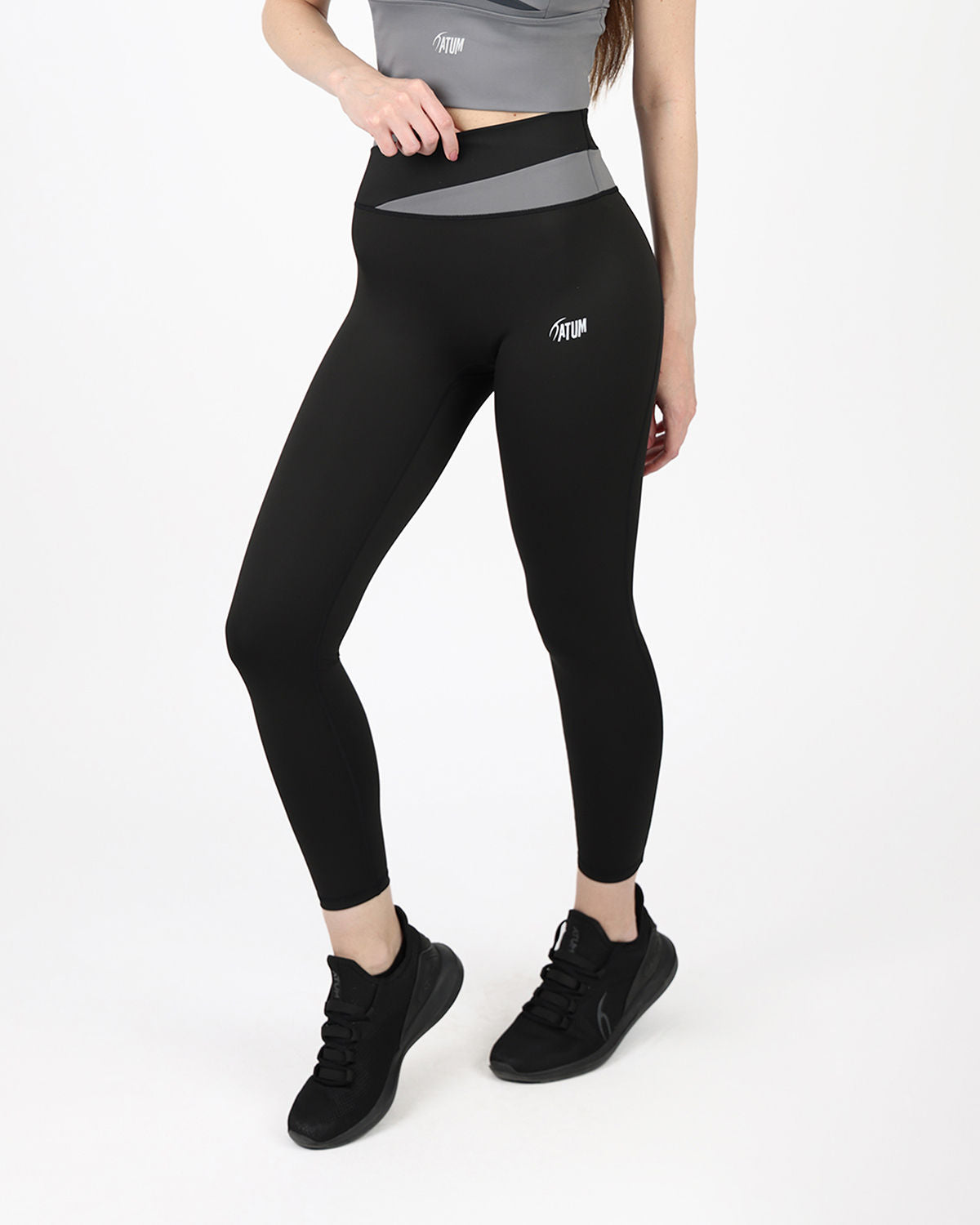 Horizon Duo Curve Black Leggings-Atum -87204568