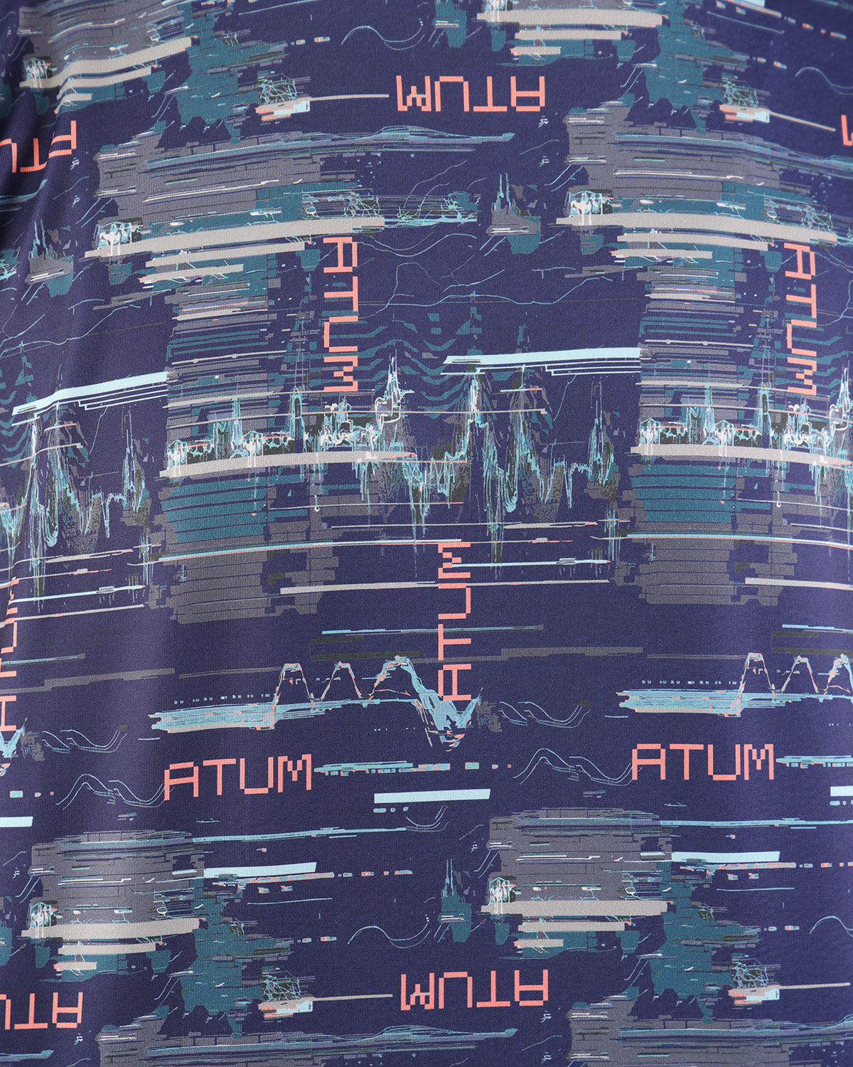Cyberwave Men's Navy T-Shirt-Atum -8433157
