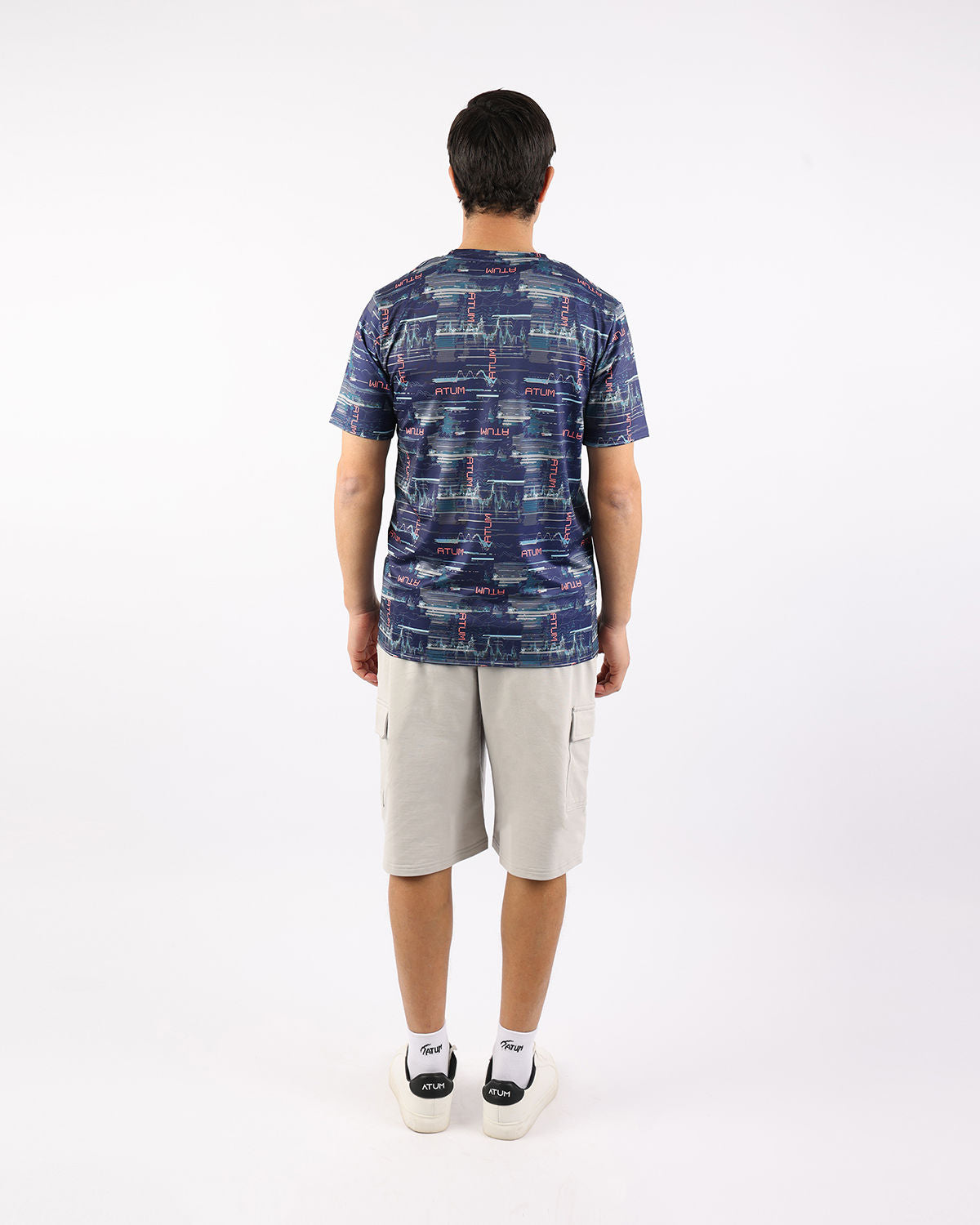 Cyberwave Men's Navy T-Shirt-Atum -11962794