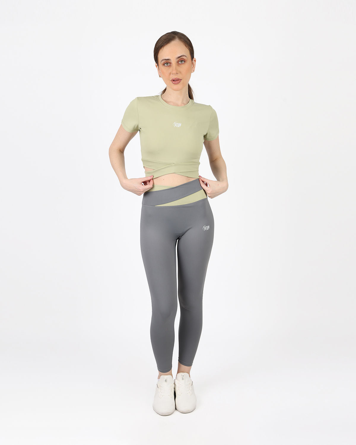 Horizon Duo Curve Gray Leggings-Atum -74836539