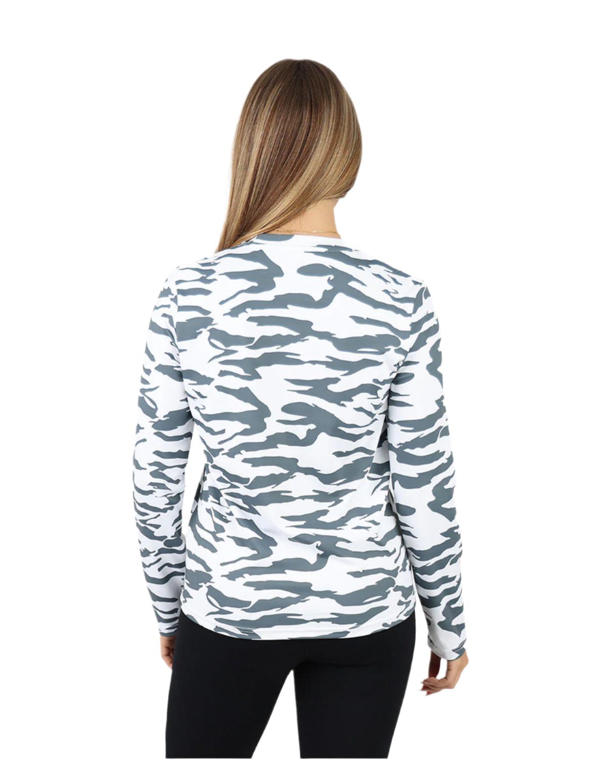 Cinchable Long-Sleeve Gray T-Shirt-Atum -60460403