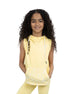 Smooth Girls Hooded Yellow T-Shirt