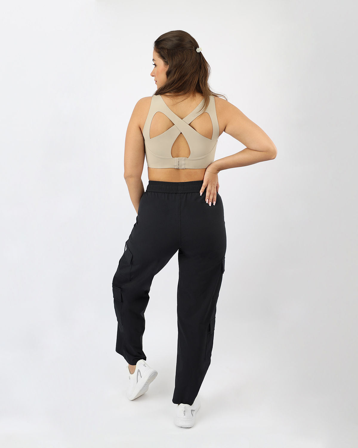Women's Cargo Navy Pants-Atum -77023813