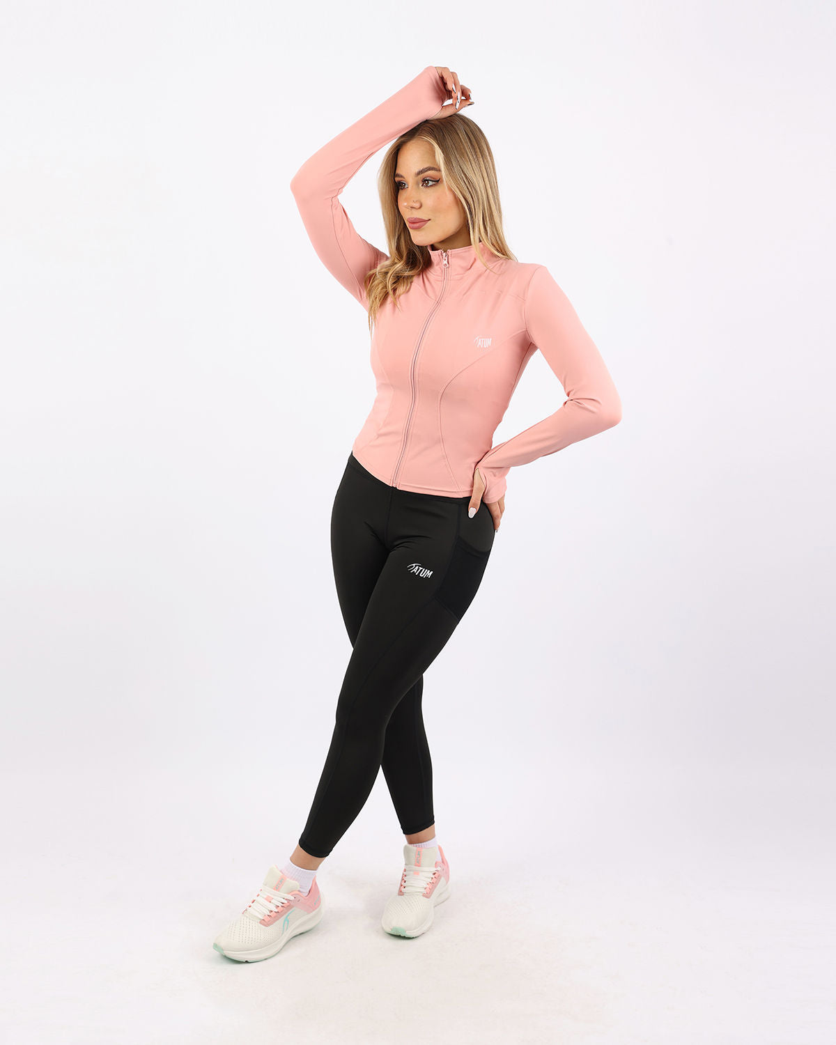 Verde Women's Zip Rose Jacket-Atum -14537062