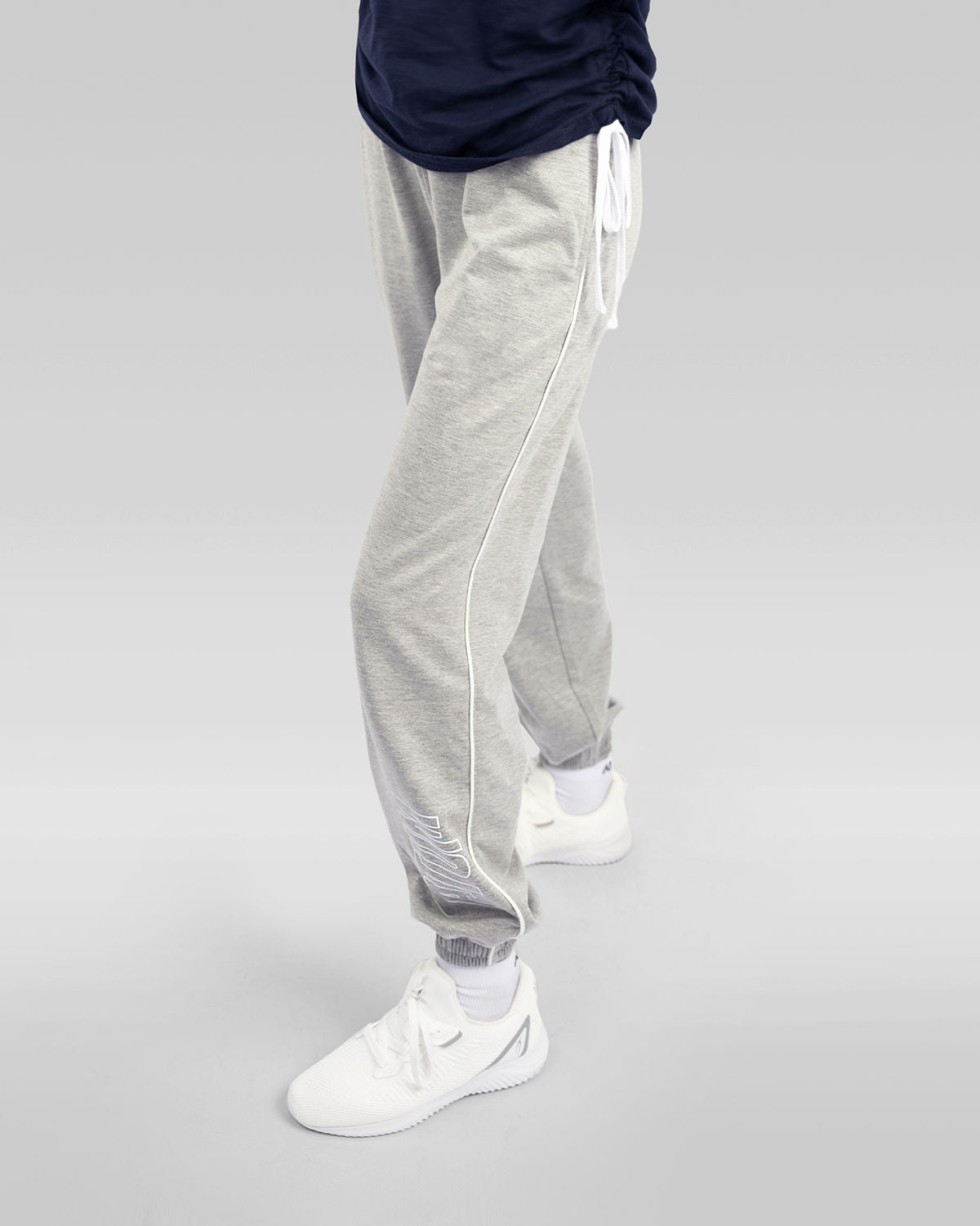 Women's Essential Gray Sweatpants-Atum -57371534