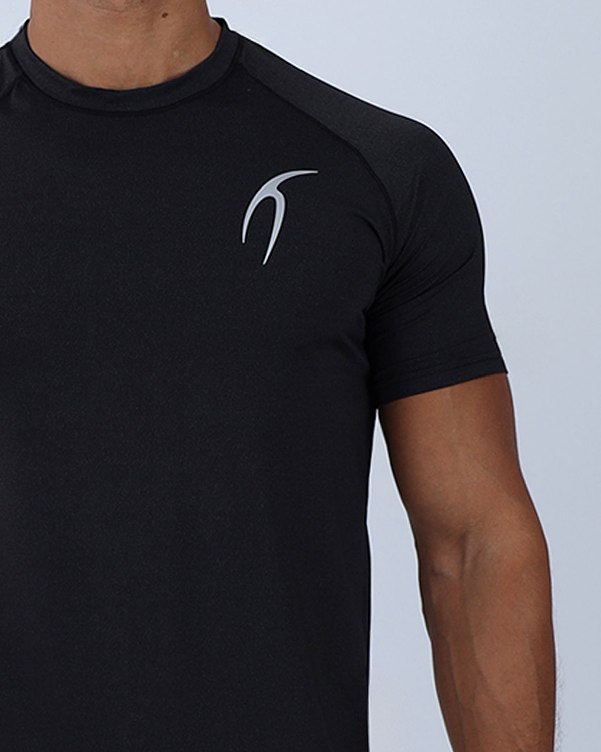 Dri-FIT Short-Sleeve Black Fitness Top-Atum -34714885