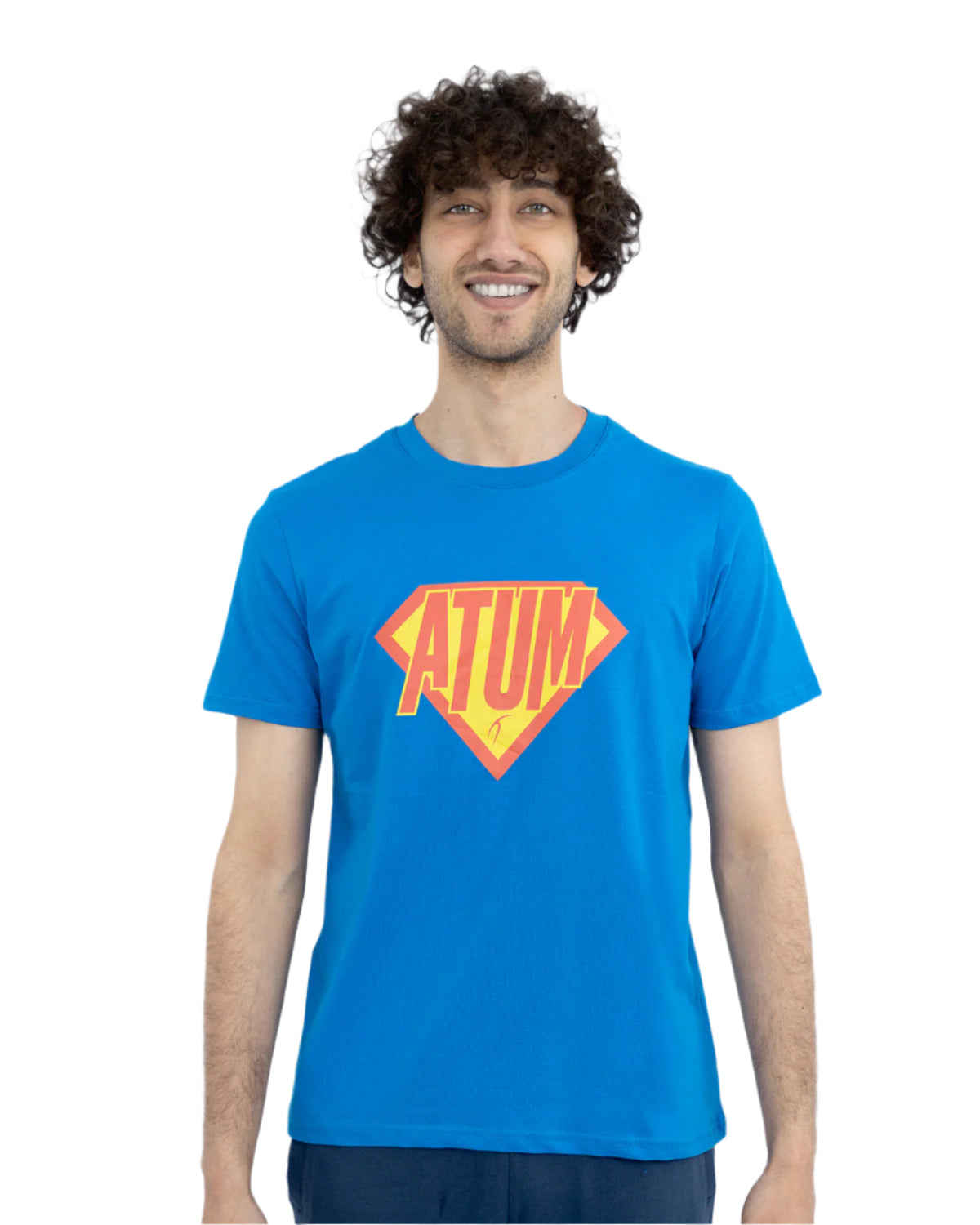 Super Hero Blue T-Shirt-Atum -28262901