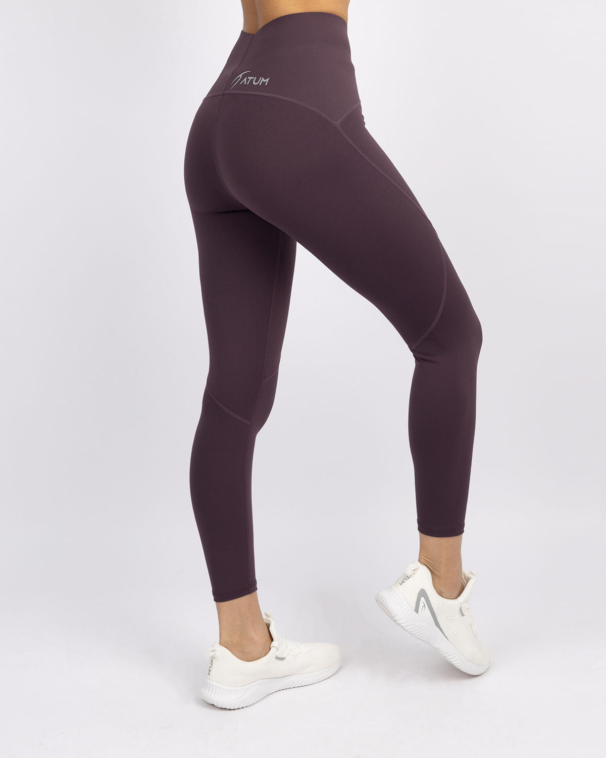 Premium High-Waisted-Dark Purple Leggings-Atum -33979955