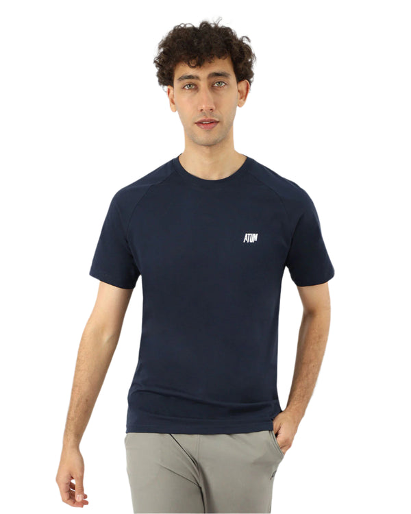 Men's Cotton Navy Teee-Atum -66444197