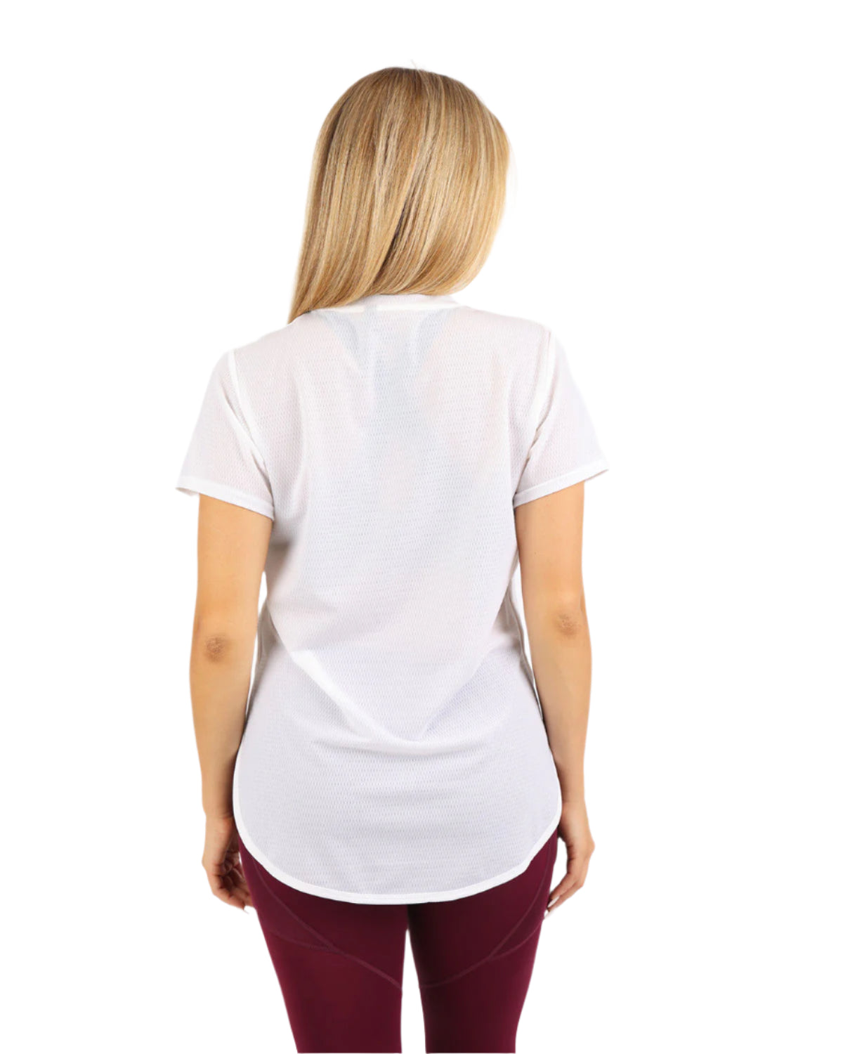 Short-Sleeve Training White Top-Atum -62727670