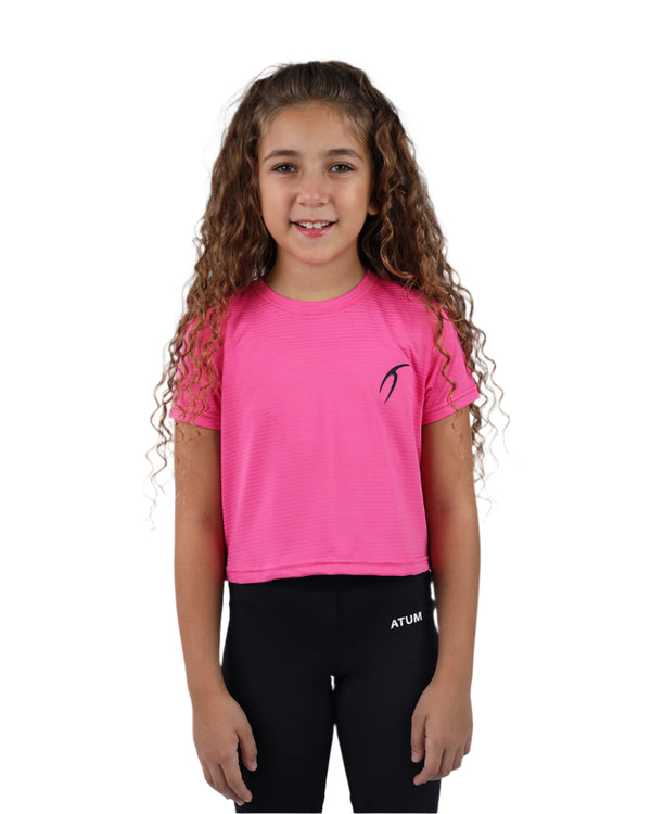 Alice Cropped Fuchsia T-Shirt-Atum -64954824