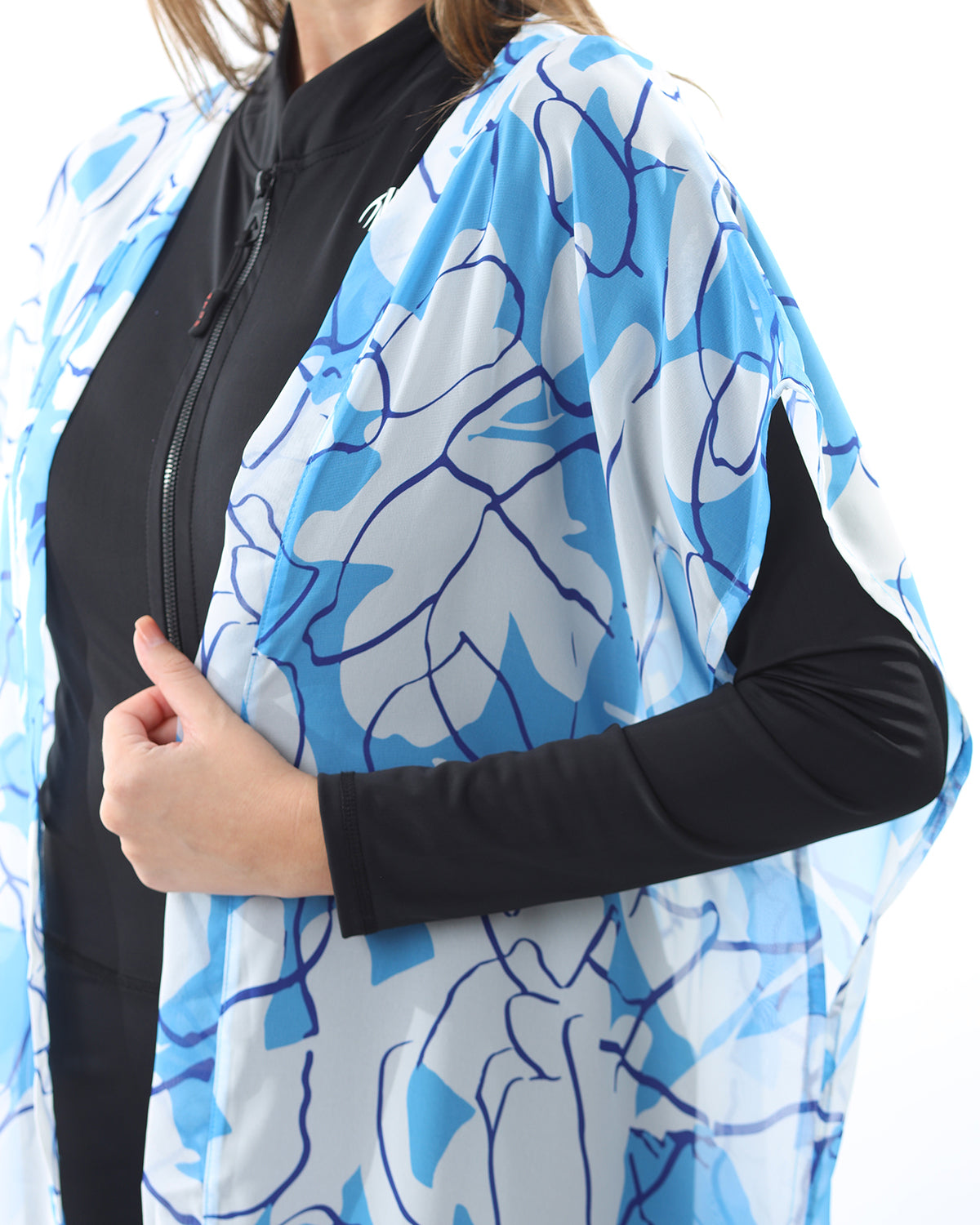 Blue Sky Turquoise Kimono-Atum -63097763
