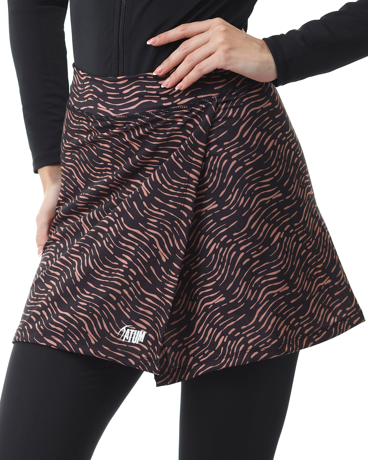 Midnight Waves Black Skirt-Atum -30860465