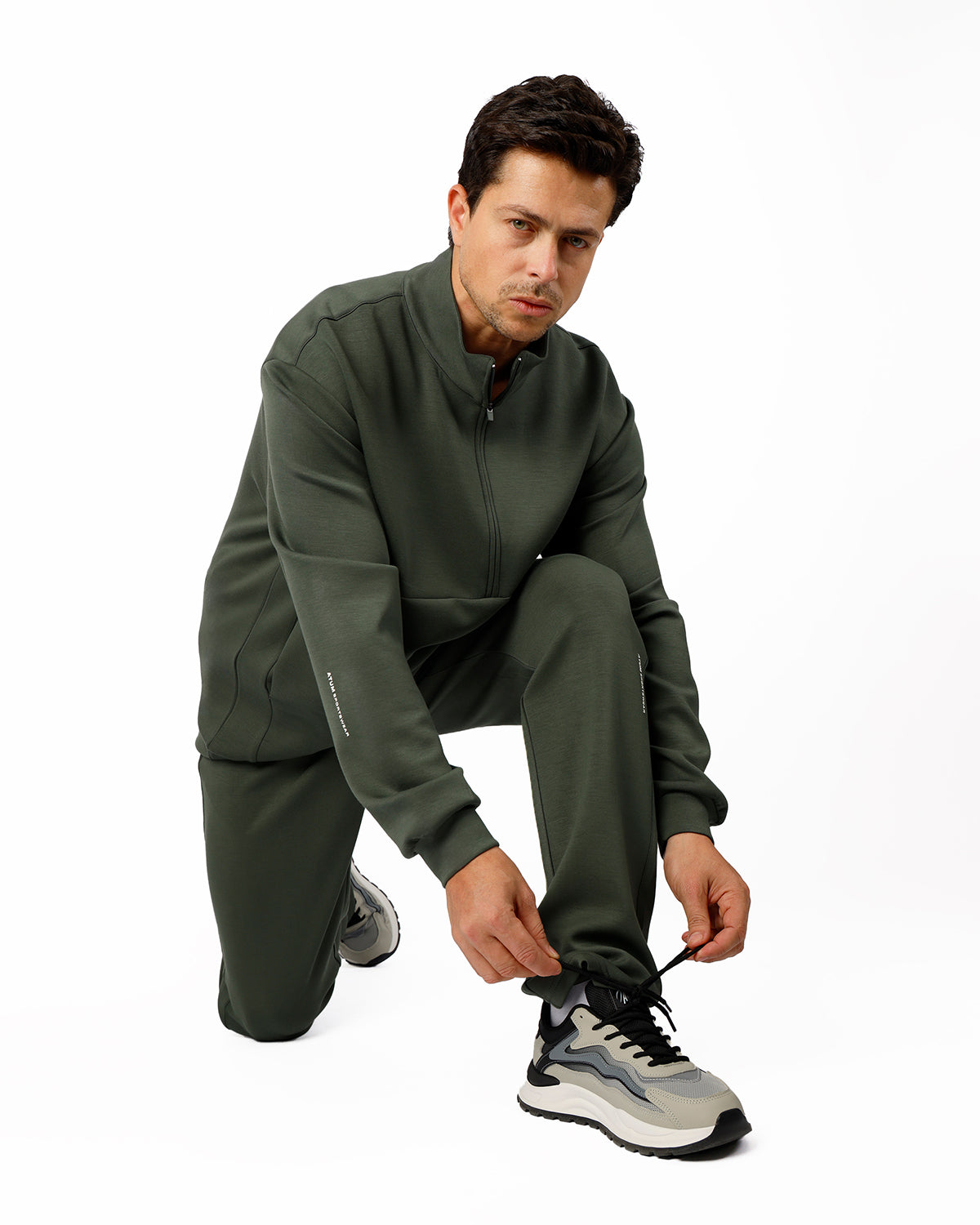Comfort Men's Olive Tracksuit-Atum -11444562