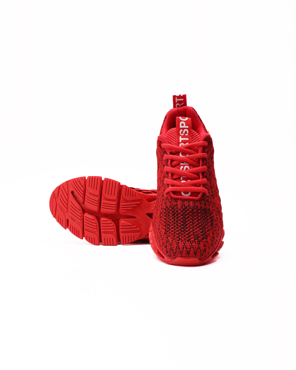 Velocity Vortex Red Running Shoes-Atum -86947134
