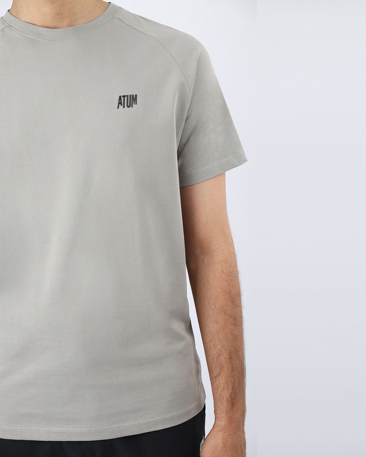 Men's Cotton Gray Teee-Atum -17429661