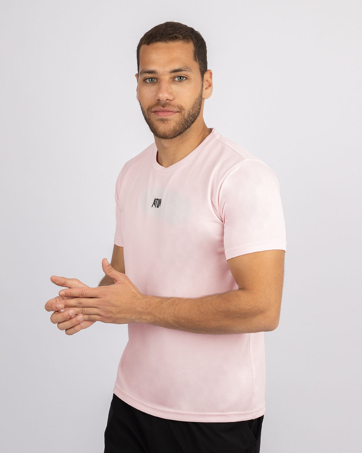 Squat Core Mesh Rose T-Shirt-Atum -6601697