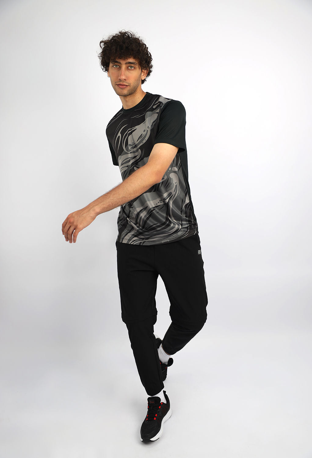 Adjustable Black Pant/Short-Atum -63088016