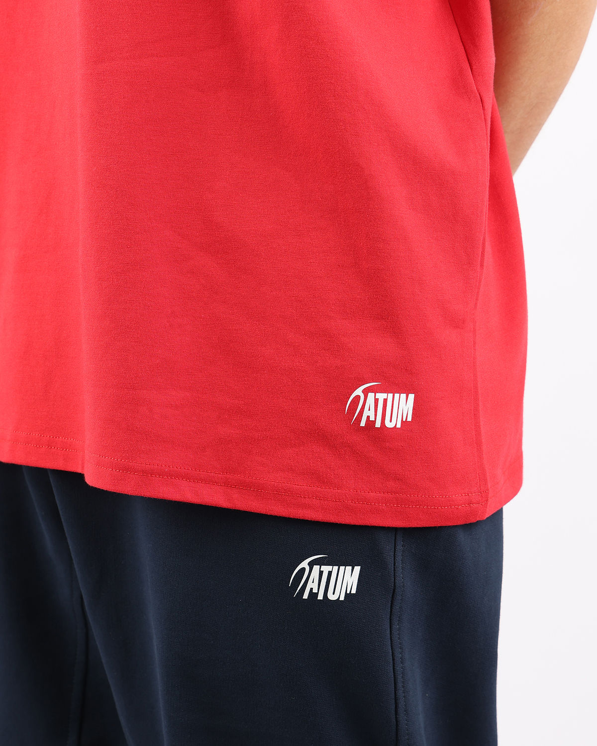 OverSized Basic Men's Red T-Shirt-Atum -38308396