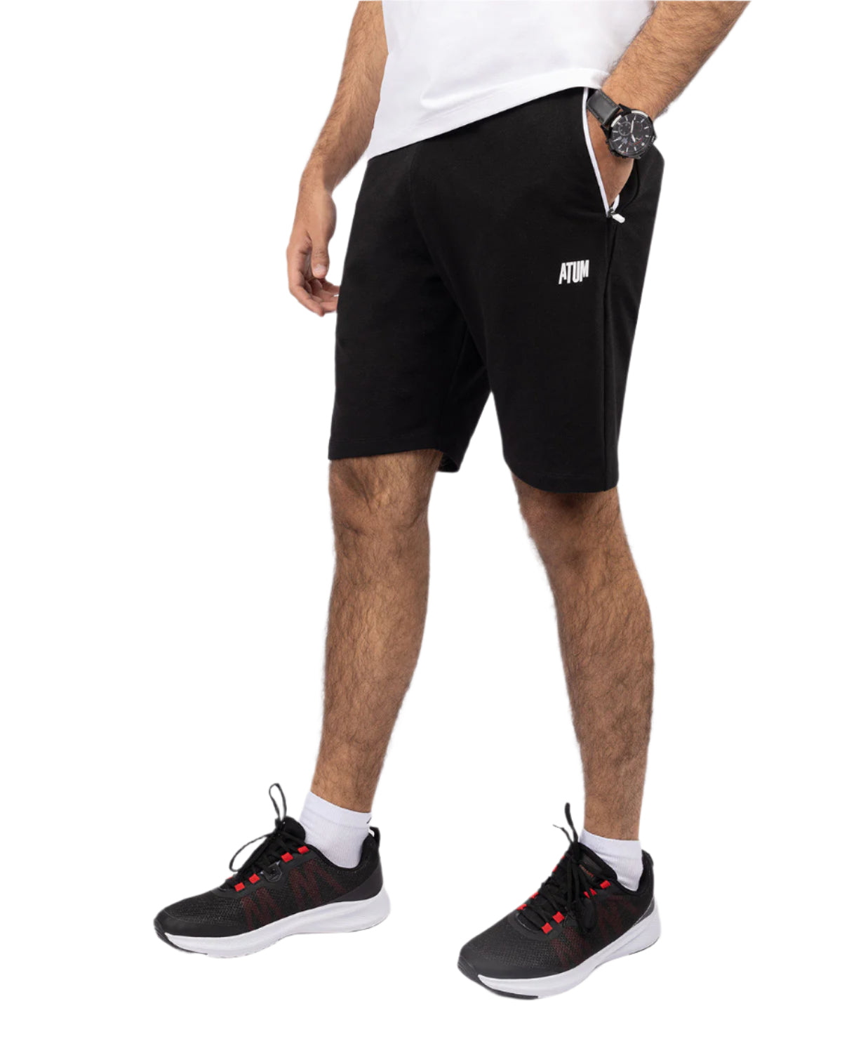 Men's Black Standard Fit-Short-Atum -2489075