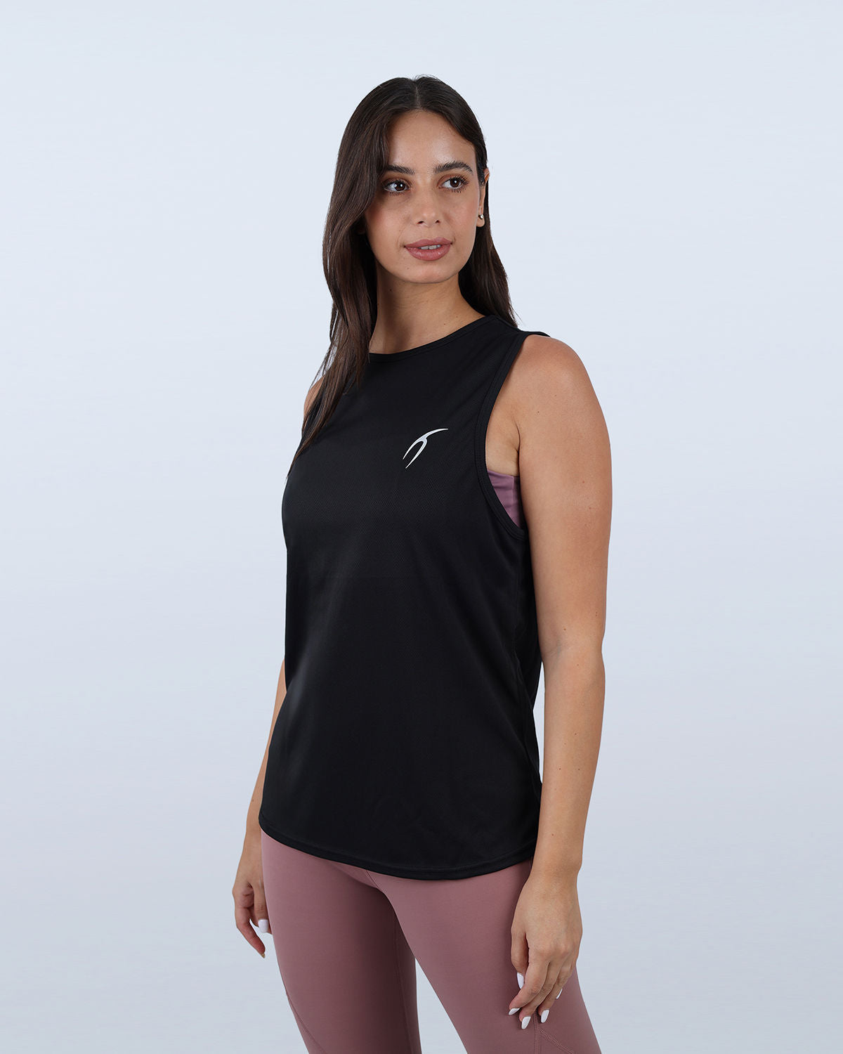 Modal Yoga Black Tank Top-Atum -43905948