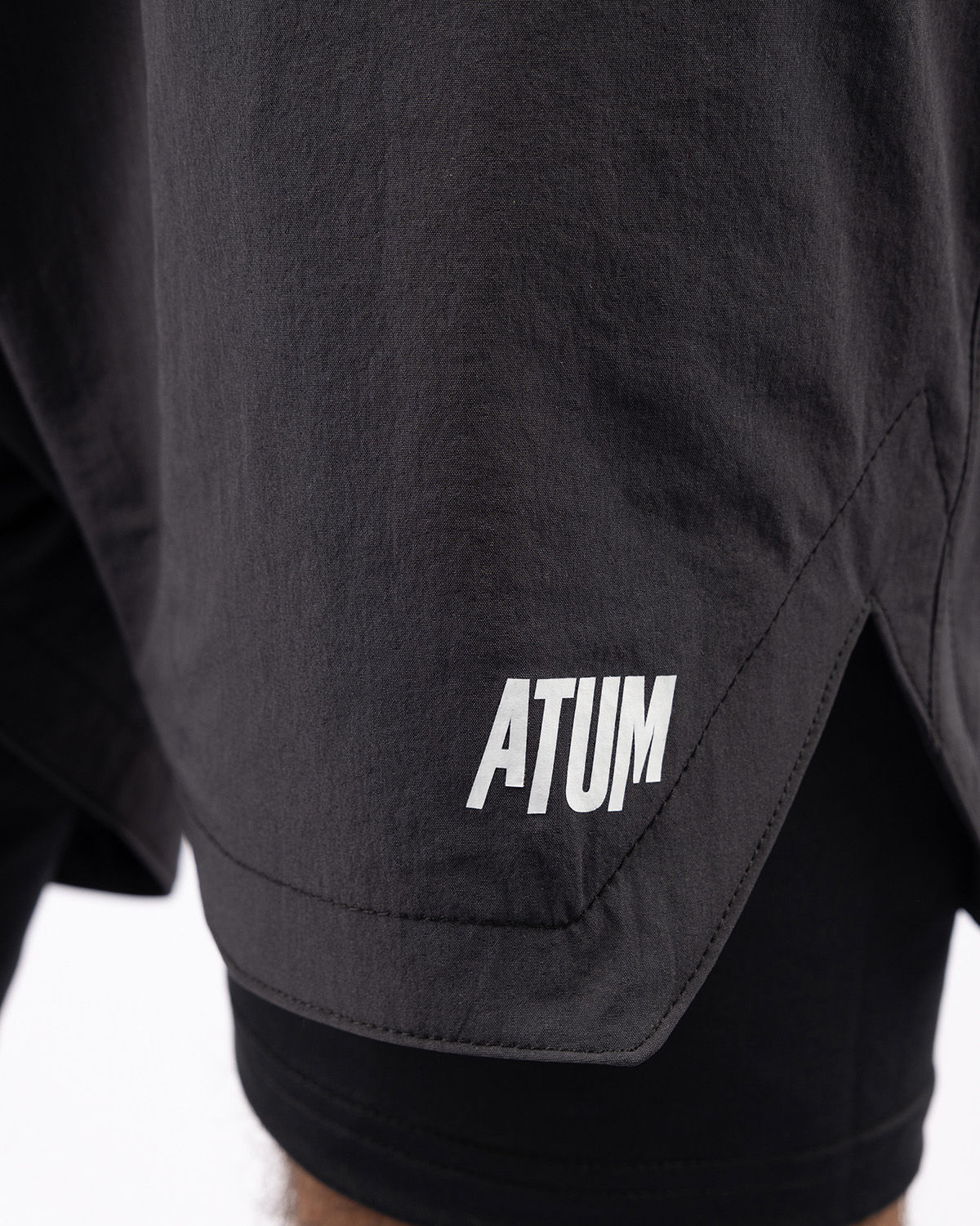 Hidden Pocket Gray Training Short-Atum -1022702