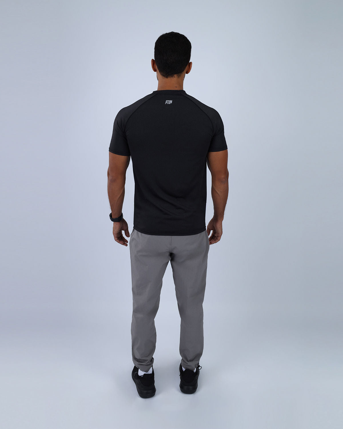 Dri-FIT Short-Sleeve Black Fitness Top-Atum -43647403