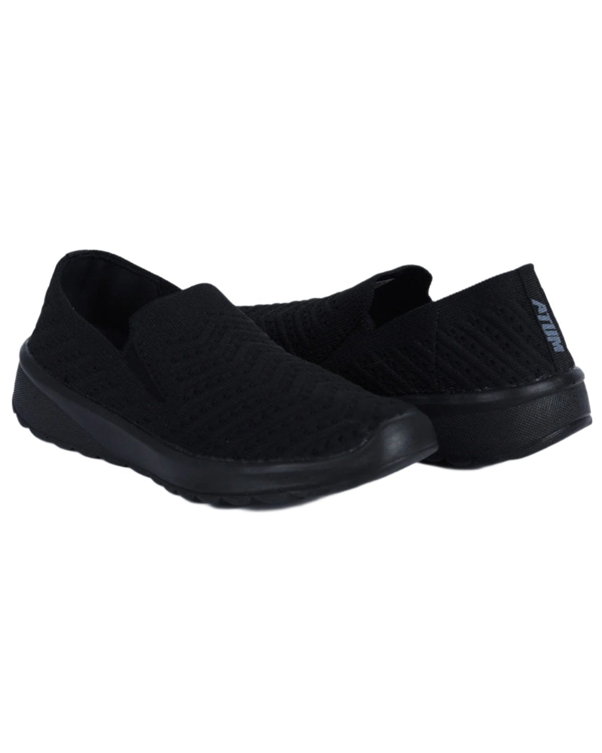 Stylish Slip-On Black Women Shoes-Atum -40684512