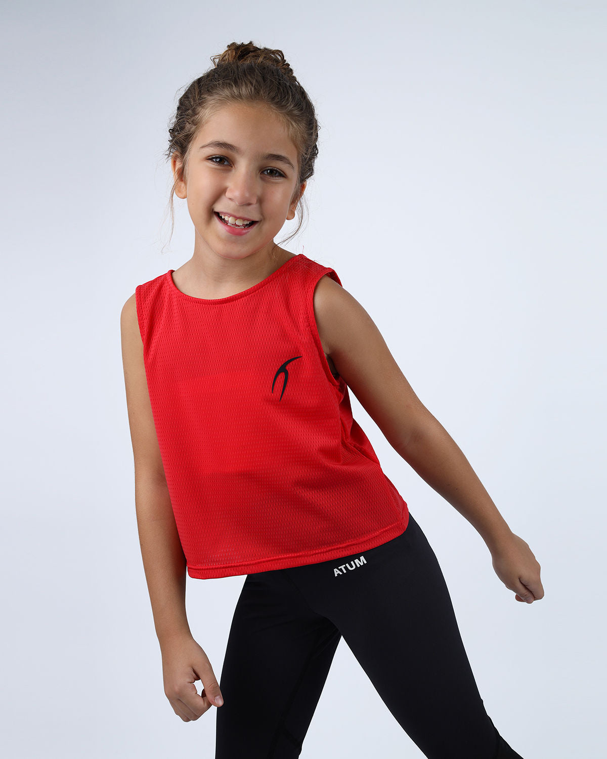 Ultra Sleeveless Cropped Red T-Shirt-Atum -91568790