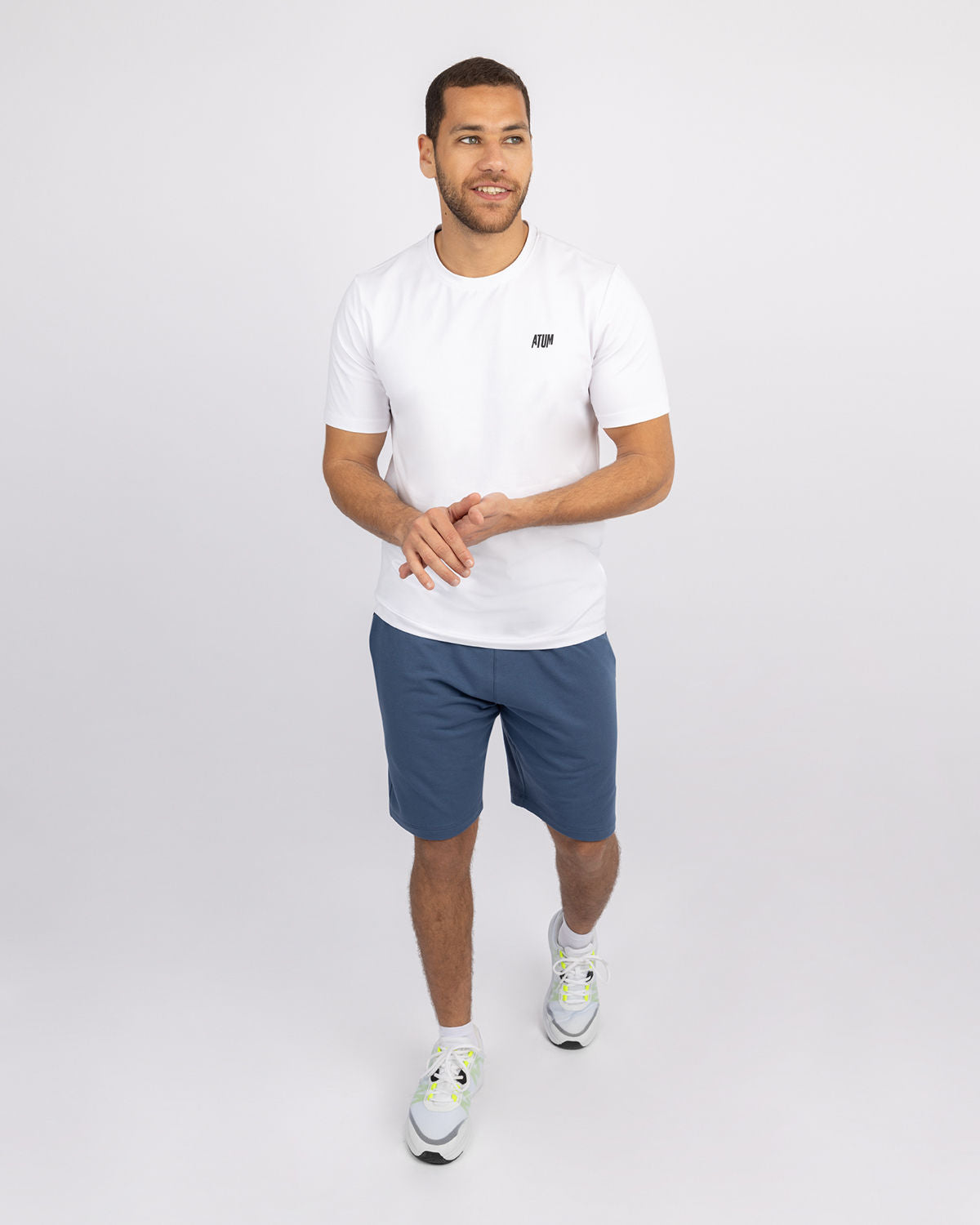 Men's Navy Standard Fit-Short-Atum -80699816
