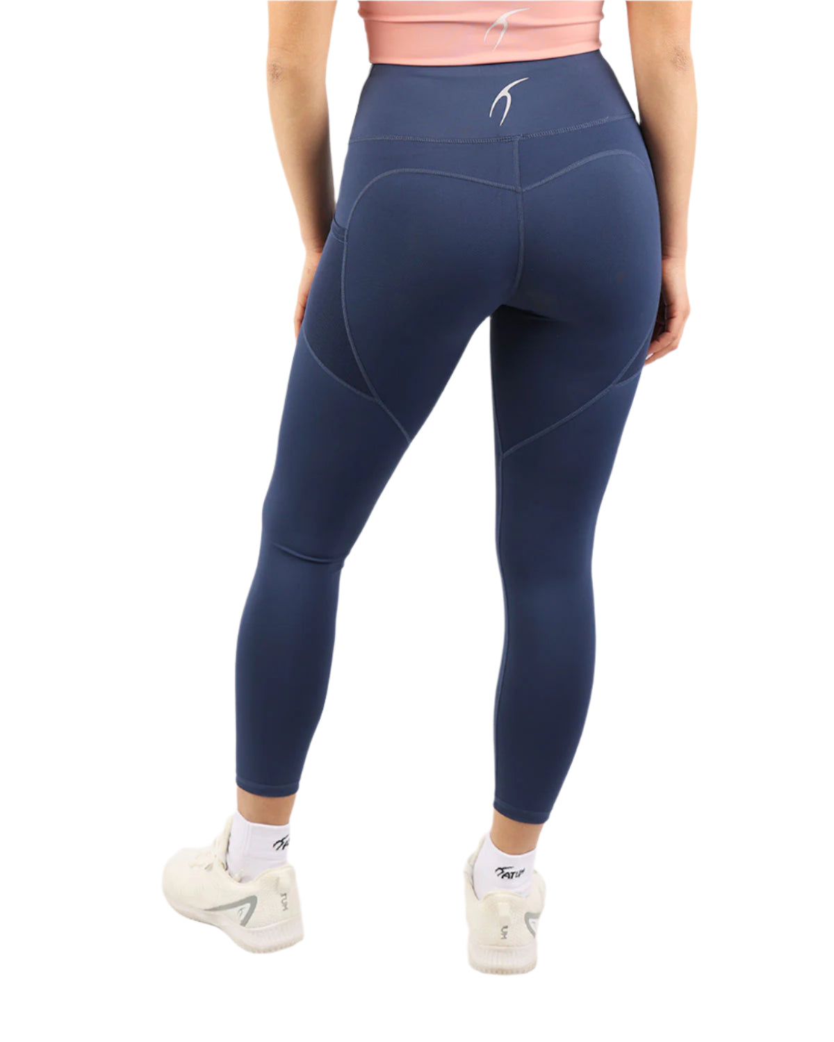 Pocket Flex Capri Navy Leggings-Atum -9047999