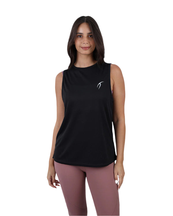 Modal Yoga Black Tank Top-Atum -25762377