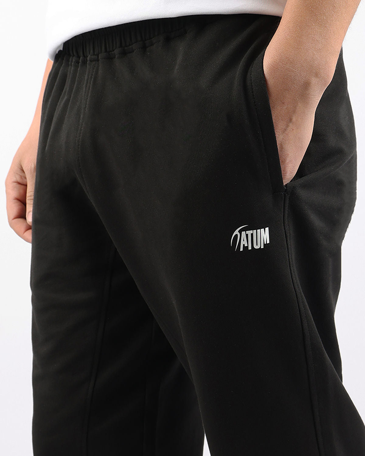 Active Comfort Men's Black Sweatpants-Atum -50193567