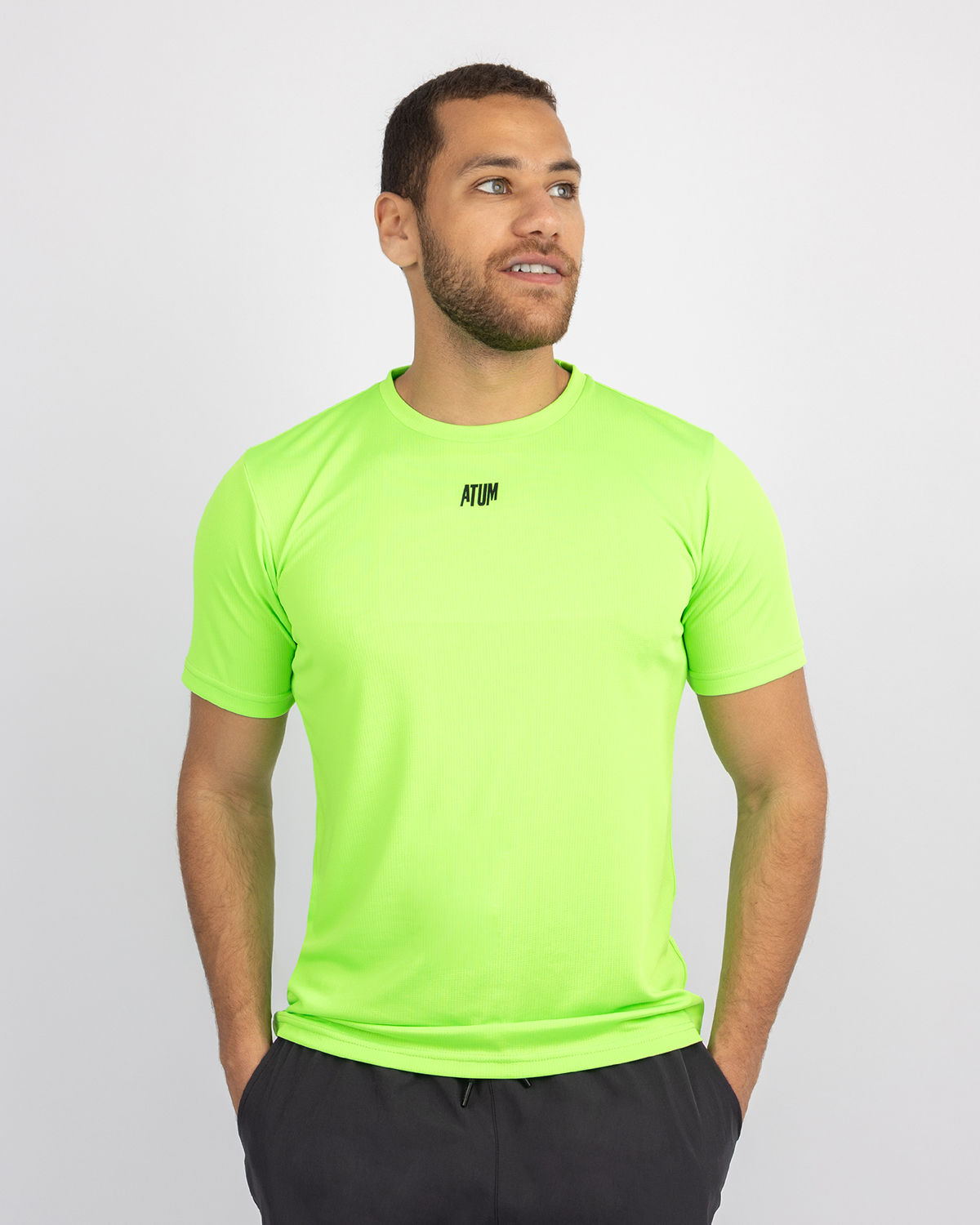 Squat Core Mesh Lime T-Shirt-Atum -29725457