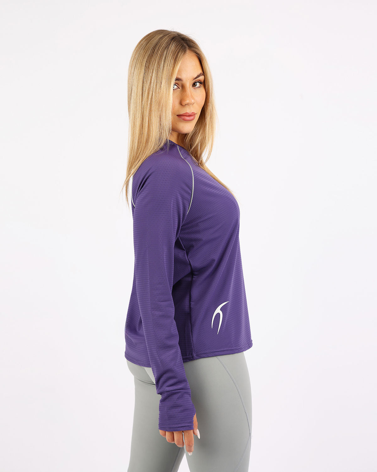 Long-Sleeve Training Purple Top-Atum -48160561