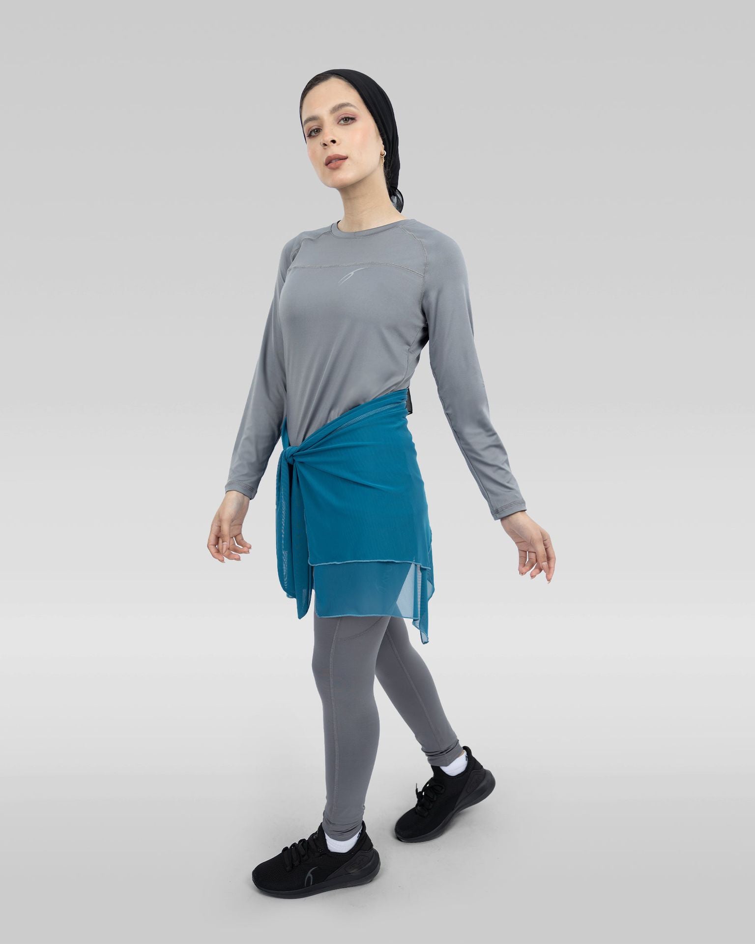 Women's Blue Hip Cover-Up-Atum -23280194