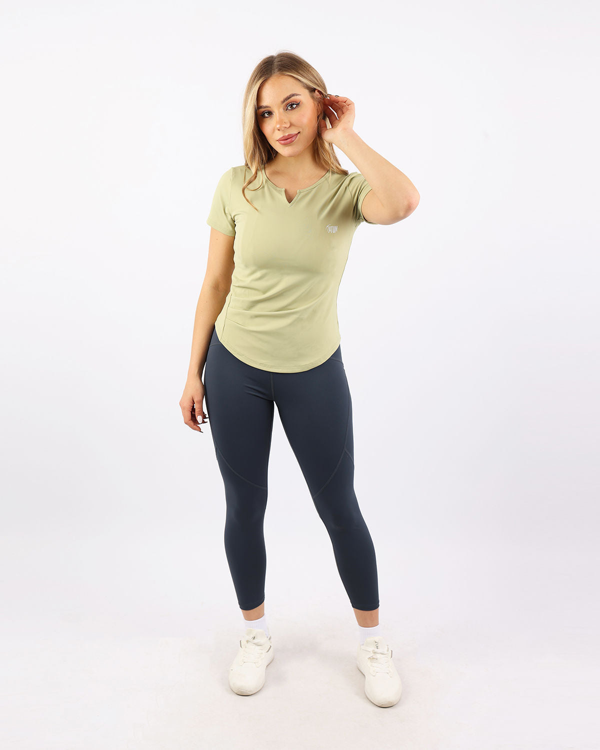 Aeroflex Women's Green T-Shirt-Atum -18252956