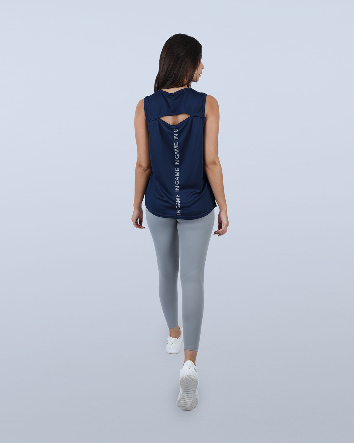 Modal Yoga Blue Tank Top-Atum -344503