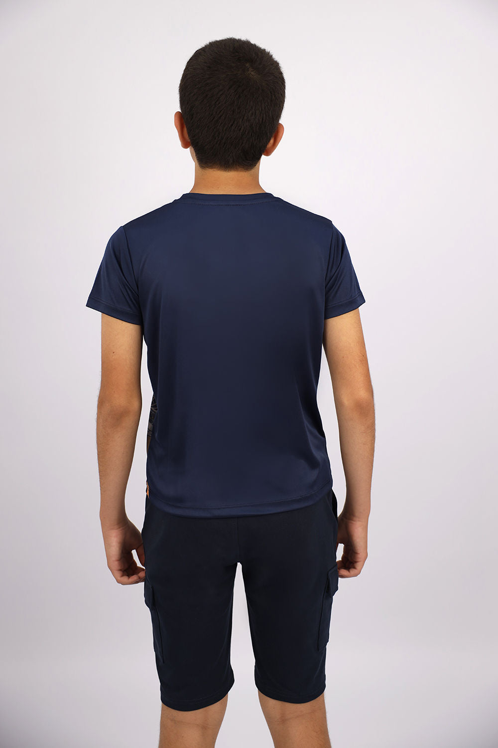 Monkey Graphic Boy's Navy T-Shirt-Atum -44410573