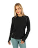 Long-Sleeve Training Black Top