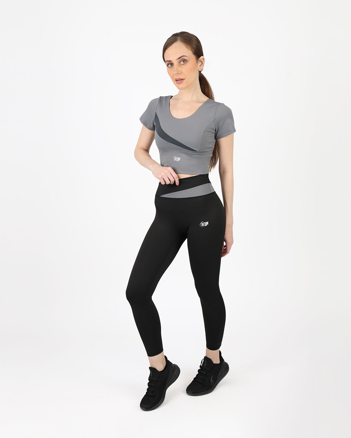 Asymmetric Crossover Black Top-Atum -30733823