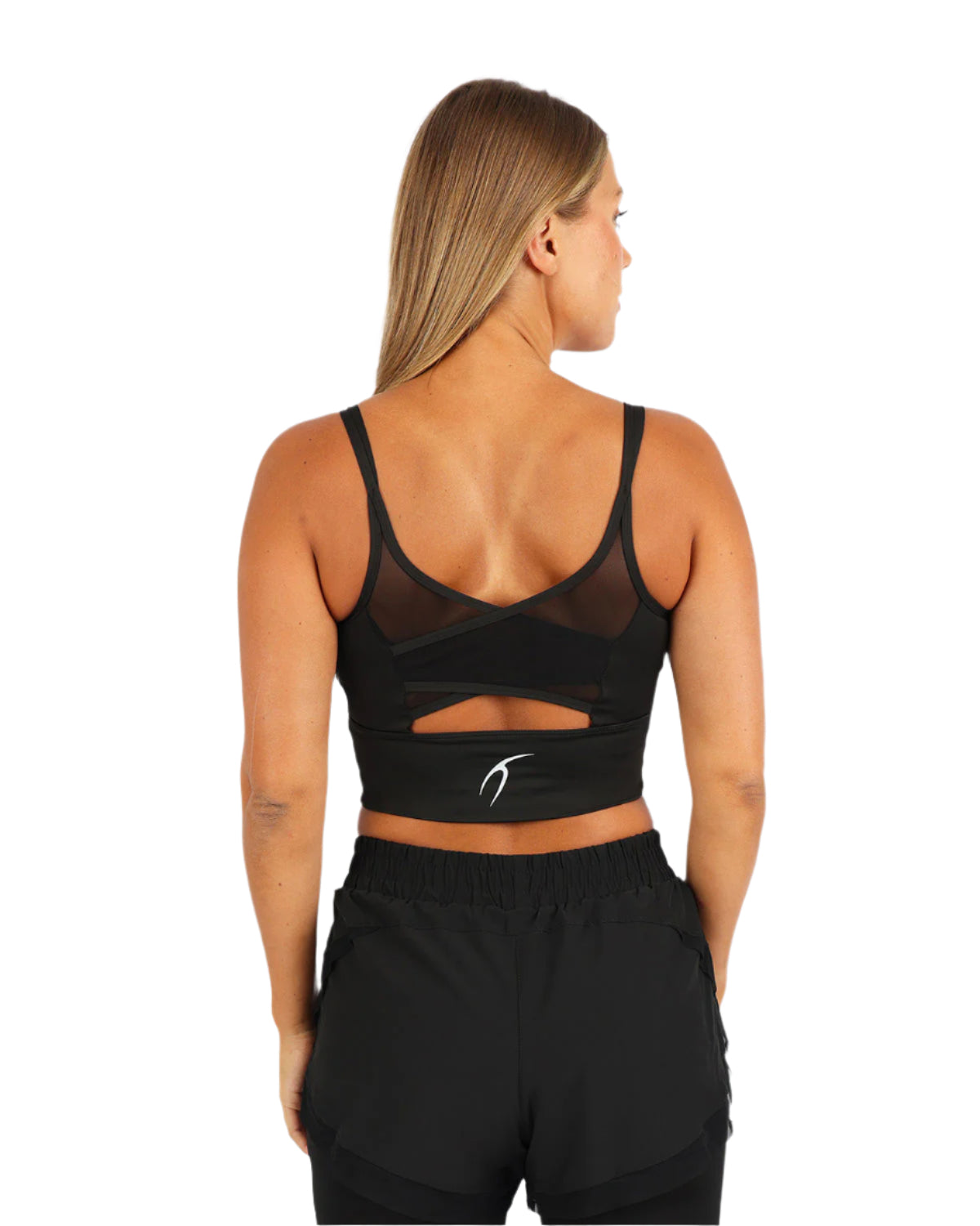 SculptFlex Black Crossback Bra-Atum -62253085