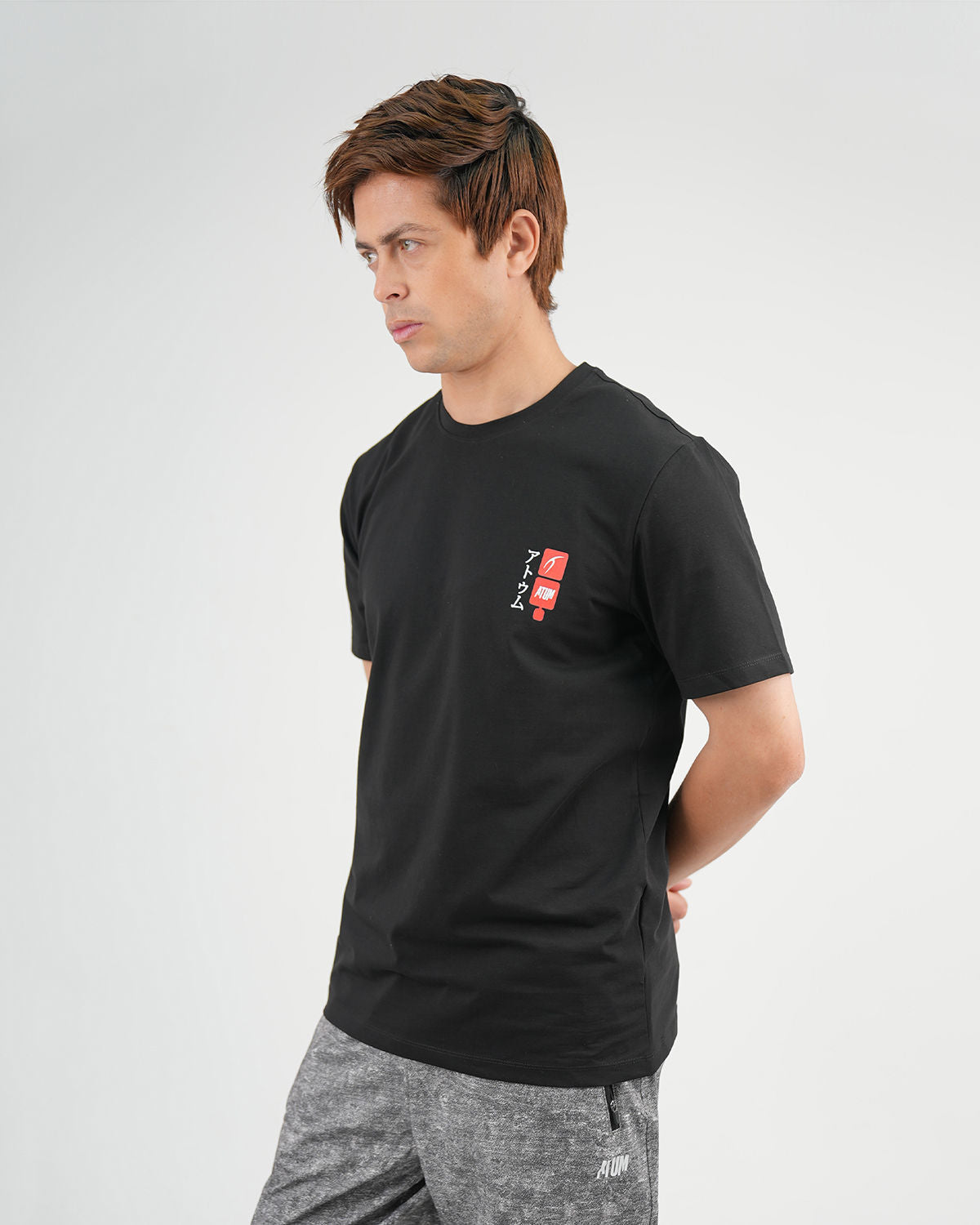 Dragon Strike Graphic Black T-Shirt-Atum -87815316