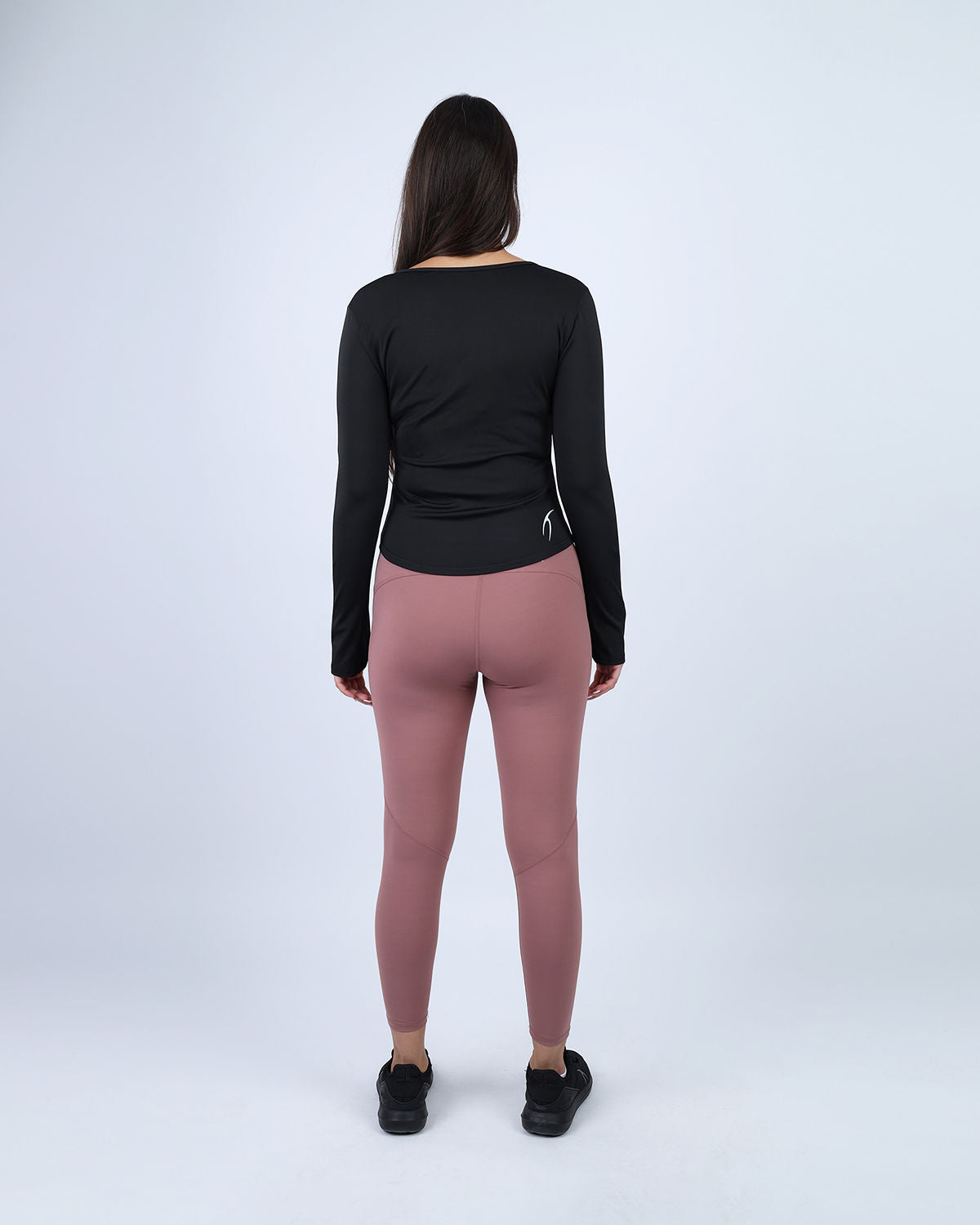 Elegance Women's Black Long-Sleeve Top-Atum -10158439